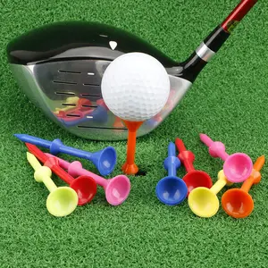 低最小起订量多色橡胶高尔夫球座定制标志塑料高尔夫球座84毫米橡胶高尔夫球座