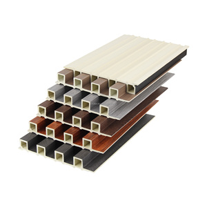 <span class=keywords><strong>Décoration</strong></span> <span class=keywords><strong>intérieure</strong></span> en <span class=keywords><strong>bois</strong></span> wpc Panneaux muraux cannelés Panneau mural wpc alternatif en <span class=keywords><strong>bois</strong></span> décoratif - Product Image 2
