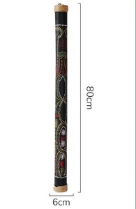 Bâton de pluie en bambou de haute qualité, simulateur de son de pluie, instrument de musique thérapeutique, thérapie sonore - Product Image 6