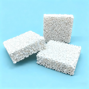<span class=keywords><strong>Plaque</strong></span> filtrante en mousse céramique d'alumine Pingxiang Dai-Er avec tailles personnalisées OEM pour la filtration de l'aluminium fondu - Product Image 1
