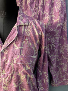 Hecho a mano hermoso algodón PJ Set Floral impreso ligero transpirable y suave regalos para ella - Product Image 5