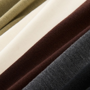 Pull-over ajusté en laine <span class=keywords><strong>mérinos</strong></span> 100% personnalisé pour <span class=keywords><strong>femme</strong></span>, couche de base d'hiver, tricot direct, couleur unie, anti-froissement, respirant, chaud et doux - Product Image 4