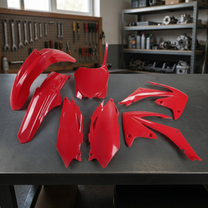 Per Honda CRF 450R Kit luce 2009 2010 rosso 070 realizzato in gomma resistente e metallo - Product Image 3