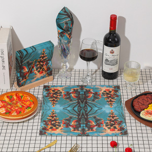 Christmas Paper Napkins 330mm Square Printed Holiday Disposable Napkins For Christmas Party - Product Image 4