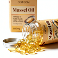 Huile de moule verte pure en gélules – Complément pour la santé des articulations – Vente en gros, personnalisation OEM, fabrication en vrac, marque privée