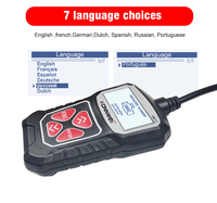 Nuevo Escáner OBD2 KW310, Herramienta de Diagnóstico para Automóviles con 1 Año de Garantía, Analizador de Motores Diésel y Gasolina, Lector de Códigos de Error