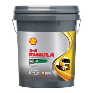 น้ำมันหล่อลื่นอุตสาหกรรม Rimula R6LM 20 ลิตร ทำความสะอาดและปกป้องเครื่องยนต์ ป้องกันการกัดกร่อน ลดคราบเขม่าอันตราย มาตรฐาน API CI-4 CN และอื่นๆ - Product Image 1