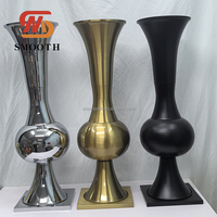 LISSE élégant métal or événement fleur support mer centres de table décor Floral boule support support pour la décoration de mariage