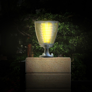 SRESKY Hot Bán Cao Lumen Năng Lượng Mặt Trời Trụ Cột Ánh Sáng Đèn Trang Trí Sân Vườn Led Ngoài Trời Năng Lượng Mặt Trời Bảng Điều Khiển Bài Đèn - Product Image 4