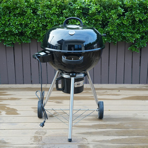 Electric Grill 22-Inch Portable Smokeless Barbecue American Style Outdoor Cooking - Product Image 1