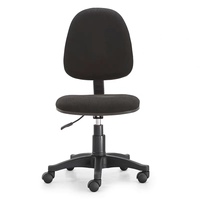 Chaise de travail pas cher sans accoudoir chaise d'ordinateur chaise de bureau en tissu sans bras