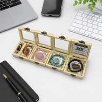 Bracelet de méditation en cristal naturel fait main personnalisé en gros avec boîte en bois et carte