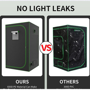 LUXINT Led <strong>Grow</strong> Light With 600D Tent 4x4 5x5 ft Indoor <strong>Grow</strong> Tent Complete Kit Sets for Garden Buildings Greenhouses Hydroponics - Product Image 5