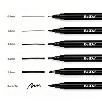 Stylo à dessin à pointe fine noire, stylo à dessin technique magique, marqueurs pour le dessin, ensemble de stylos pour le dessin