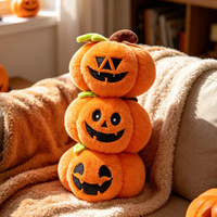 Peluche citrouille super kawaii d'Halloween de 17 cm