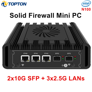 Mini PC Pare-feu 2x10G SFP+ Intel <span class=keywords><strong>I3</strong></span> <span class=keywords><strong>N300</strong></span> N150 DDR5 avec 3x2.5G I226-V LANs, NVMe, Proxmox, PfSense, OPNsense, Serveur Domestique - Product Image 6
