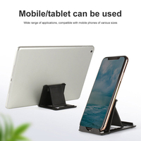 Soporte de escritorio para teléfono móvil, plegable, ajustable, para teléfono inteligente, soporte fijo portátil para cocina, organizador de estante móvil