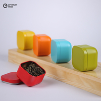 Vente en gros de boîtes en métal de 54*54*42 mm, 2 oz, 60 ml, petites boîtes de rangement vides, logo personnalisé, pour bonbons, aliments, cosmétiques, bougies, avec couvercles