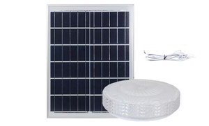 Plafonnier Solaire Haute Luminosité 20 m² Irradié 5730 20W 40W avec Panneau Photovoltaïque 6V d'Urgence RGB OIR 12V 24V - Product Image 2