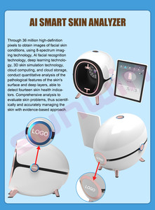 Analyseur de diagnostic de peau de visage portable 3d AI testeur facial scanner dispositif de miroir de visage magique machine d'analyse de peau avec CE - Product Image 3