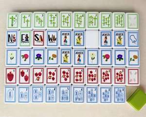 Custom <b>Mahjong</b> <b>Set</b> | American Style Luxury Acrylic Tiles with Exquisite Carving Portable for Entertainment - Product Image 5