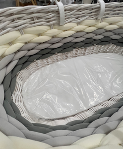 Berceau de sommeil pour nouveau-né, berceau tissé pour bébé, panier en <span class=keywords><strong>osier</strong></span> de Moïse, paniers en <span class=keywords><strong>osier</strong></span>, lit pour bébé - Product Image 6