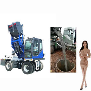 Mezclador de hormigón de 1, 5 m3 Mezclador de hormigón de doble eje en planta de dosificación de hormigón Mezclador de cemento portátil - Product Image 1