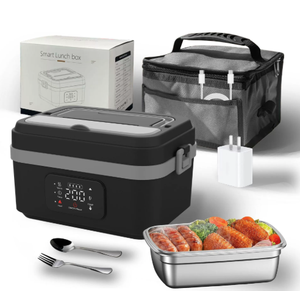 2025 Upgraded Portable Electric Food <b>Storage</b> Lunchbox 16000mAh Rechargeable Water-free <b>Camping</b> Heat Preservation Custom Logo - Product Image 2