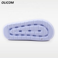Sandales OLICOM personnalisées avec logo en mousse EVA pour femmes, semelle épaisse, coussinées, imperméables, antidérapantes, pour la maison, la salle de bain, l'extérieur, la plage