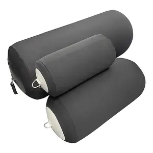 Polyester Marine Fender Covers Black Boat Fender Covers For Boats