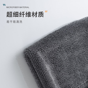 ผ้าไมโครไฟเบอร์สำหรับล้างรถแบบสั่งทำพิเศษ ขนาด 40x40 ซม. ดีไซน์ขอบเย็บพิเศษสำหรับทำความสะอาดรถยนต์ - Product Image 4