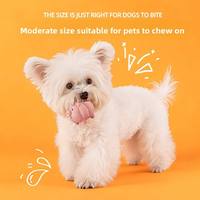 Jouet à mâcher interactif en latex durable et écologique pour chien, nettoyage des dents, puzzle anti-anxiété, dessin animé, anti-ennui, couineur