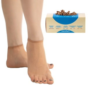 Miệng duy nhất thoáng khí một thời gian cố gắng trên khởi động vớ trong suốt dùng một lần chân vớ cho phụ nữ - Product Image 3