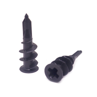 Tornillos autorroscantes con punta de barrena espiral, cabeza ovalada métrica, zincados, M2.5, para paneles de yeso, anclajes de plástico, tornillos de plástico de nylon