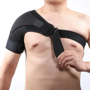 Cinta de estabilidade para ombro, cinta com almofada de pressão leve e respirável de neoprene, suporte de ombro para rotação, deslocalizado, junção ac