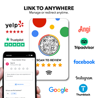 Carte d'examen intelligente NFC réutilisable avec interface de communication RFID code QR 13.56 MHz Appuyez pour examiner avec Google
