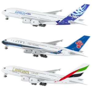 30cm model airplanes scale resin aircraft with USB plane model with led light and stand for collection gift