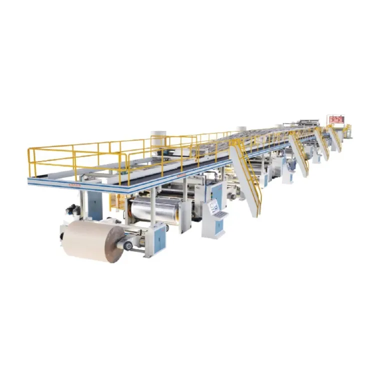 Corrugated Cardboard Production line / Corrugated carton making machine / corrugator machine 1400 to 2200 Model