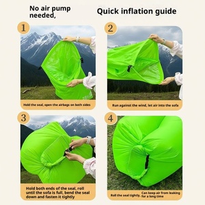 Sofá Inflable para Exteriores, Camping, Picnic, Reposera Doble Portátil, Cama de Aire para Playa, Festivales de Música y Conciertos - Product Image 3