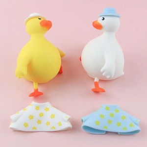 Cartoon Kawaii Dressed Duck Squishy <b>Toy</b> Cute Duck Squeeze <b>Toy</b> Stress Relief Fidget <b>Toy</b> <b>for</b> Kids <b>Adults</b> - Product Image 2