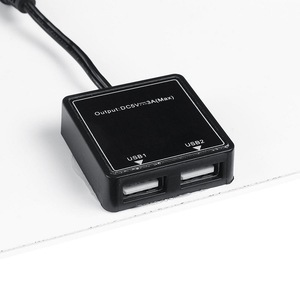 มาซูโยชิ มิตสึแผงโซลาร์เซลล์แบบยืดหยุ่น 20W 280x285 มม. ช่องเสียบ USB คู่สำหรับชาร์จโทรศัพท์ในรถยนต์เรือ - Product Image 4