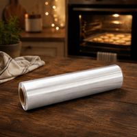 DMJD Rouleau géant de papier aluminium de qualité alimentaire AA pour chicha, 30 microns, 8011 DMALFO-8000, température douce, avec caisses en bois pour le rembobinage