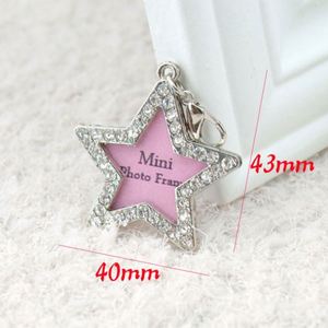 Accesorios para Collares de Mascotas: Llaveros, Marcos de Fotos con Diamantes, Etiquetas de Identificación Antipérdida, Etiquetas Personalizadas en Forma de Hueso/Corazón para Perros y Gatos, DIY con Escritura a Mano - Product Image 4
