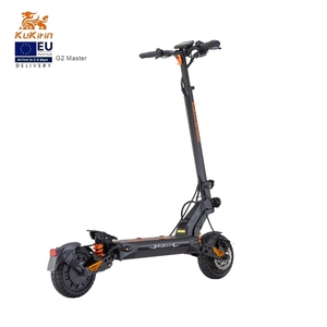 Trottinette pliable robuste avec cadre en alliage d'aluminium, suspension, pneus tout-terrain de 10 pouces, frein à disque double, 70 km d'autonomie - Product Image 1