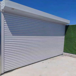 Puerta de persiana enrollable de garaje de aluminio con almacenamiento automático de almacén, precios baratos, puertas enrollables eléctricas - Product Image 4