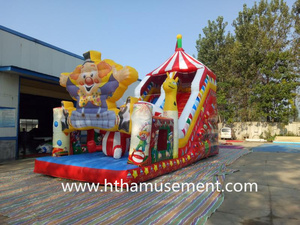 Joker chú hề chủ đề <span class=keywords><strong>Inflatable</strong></span> leo núi đá trượt cho trẻ em nhiều màu sắc giá rẻ trong nhà Slide cho công viên sử dụng trên bán - Product Image 6