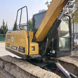 Excavadora de cadenas usada SANY 75, de segunda mano, marca original china, excavadora de cadenas pequeña de 7.5 toneladas, excavadora usada. - Product Image 5