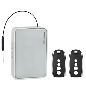 ガレージ自動巻き上げ式ローラーシャッターオープナーモーター <span class=keywords><strong>2</strong></span>つのリモコン付き プラスチック製 ホワイト モデルHFY-Mk05 433.92MHz WiFi RF Tuyaアプリケーション プライバシー対応 - Product Image 1