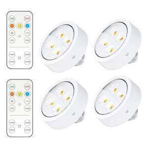 2/4 gói pin hoạt động LED Tường ánh sáng trần ánh sáng, nhà khẩn cấp LED Spotlight với điều khiển từ xa - Product Image 6