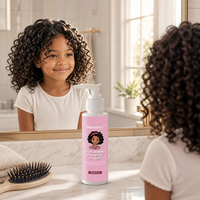 Gel Coiffant Définissant les Boucles pour Enfants, Tenue Douce, Produits Anti-Frisottis pour Cheveux Bouclés d'Enfants, Crème Coiffante Naturelle pour Bébés et Tout-Petits 160ml